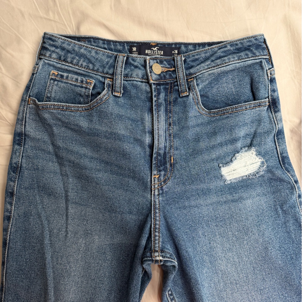 Hollister Light Blue Boyfriend Jeans